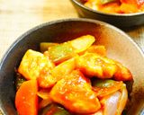 ささみと野菜で♡ヘルシー酢鶏作り方10写真