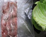 トマト生姜こぶおろしのキャベツ豚巻き焼き作り方2写真