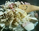 きのこの蓮根こぶおろしあんかけパスタ作り方6写真