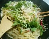 きのこの蓮根こぶおろしあんかけパスタ作り方7写真