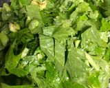 セロリの葉っぱ炒め作り方1写真
