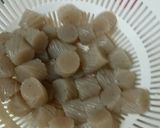 ねじりこんにゃくの牛ゴボウ煮作り方1写真