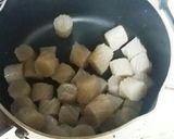 ねじりこんにゃくの牛ゴボウ煮作り方3写真
