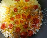炊飯器オムライス作り方4写真