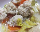 ฅハーブチーズ鶏つくね 鍋に入れようฅ作り方5写真