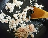 秋の！鶏ミンチときのこバター炒め作り方1写真
