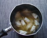 中華風（４）海老ワンタンのスープ。作り方8写真