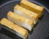 簡単！焼き厚揚げ☆胡麻味噌坦々掛け作り方2写真