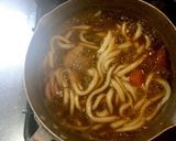 残りカレー de朝うどん♪作り方2写真