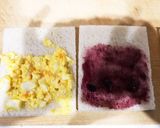 ミニオン ロールサンドイッチ キャラ弁作り方1写真