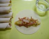 簡単！餃子の皮☆ジャーマンポテトパイ作り方1写真
