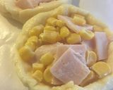 ホットケーキミックス炊飯器ハムコーンパン作り方4写真