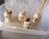 クリスマスに☆雪だるまケーキポップ。作り方10写真