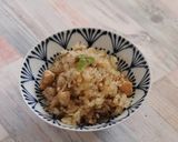 こんにゃく米で作る鶏ごぼうごはん作り方4写真