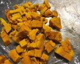 パンプキン☆ホワイトチョコカップケーキ作り方1写真