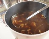 麺つゆでお出汁のきいたカレーうどん作り方7写真