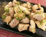 男の料理☆超簡単ネギ塩チキン丼作り方8写真
