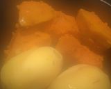 かぼちゃとじゃが芋のスープ 白ワイン風味作り方1写真