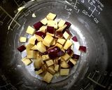 炊飯器&HMで蜂蜜さつま芋のホットケーキ作り方3写真