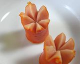 ウィンナーのお花＊キャラ弁のおかず作り方3写真