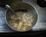 もやしとムキエビのあんかけによる錯視検討作り方1写真