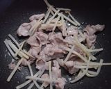 玉子と豚肉、いろいろ野菜のオイ醤油炒め。作り方6写真