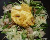 玉子と豚肉、いろいろ野菜のオイ醤油炒め。作り方9写真