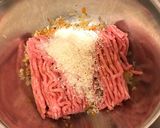 夢のよう！チーズに浮かぶハンバーグ作り方2写真