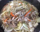 下ごしらえなしカット野菜で作る簡単中華丼作り方3写真