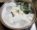 シモコシとワカメ、打ち豆の味噌汁作り方5写真