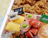 弁当に★簡単ハムと餃子の皮で薔薇の花作り方8写真