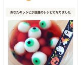 簡単！ハロウィン 目玉のホラー白玉デコ作り方12写真