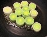 リーキ（ポロねぎ）とシイタケのチーズ焼き作り方4写真