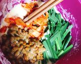 絶品☆キムチニラチヂミ作り方4写真