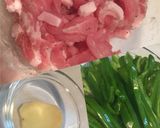 ピーマン豚肉オイスターソース炒め♡作り方1写真
