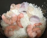 炊飯器で炊くシーフードピラフ風作り方2写真