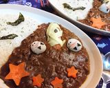秋の味覚★きのこ【秋茸ハロウィンカレー】作り方38写真