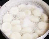 お豆腐の白玉だんご 胡麻味ときなこ味作り方6写真