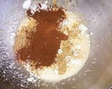 ココアとすりごまのシフォン風ケーキ♬作り方6写真