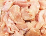 イカ鶏セロリの搾菜炒め作り方1写真