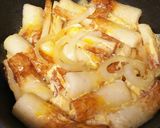 ちくわと玉ねぎ丼作り方2写真