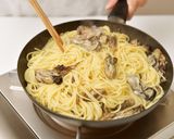 牡蠣とセリのスパゲッティ作り方7写真