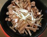 節約！納豆と椎茸の石づきのチャーハン作り方3写真