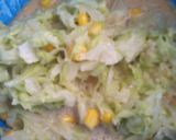 ひとりランチ☆お好み焼風オムレツ作り方3写真