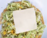 ひとりランチ☆お好み焼風オムレツ作り方4写真