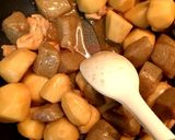 しっかり味＊里芋と鶏肉とこんにゃくの煮物作り方4写真