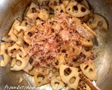 かつおぶし風味のれんこんのきんぴら作り方4写真