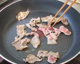 しいたけパウダーのねぎ塩豚焼きそば作り方3写真