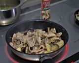 豚肉となすのガーリックオイマヨ炒め作り方2写真