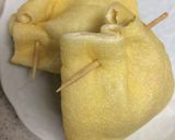 おつまみ風、納豆の巾着焼き。作り方2写真